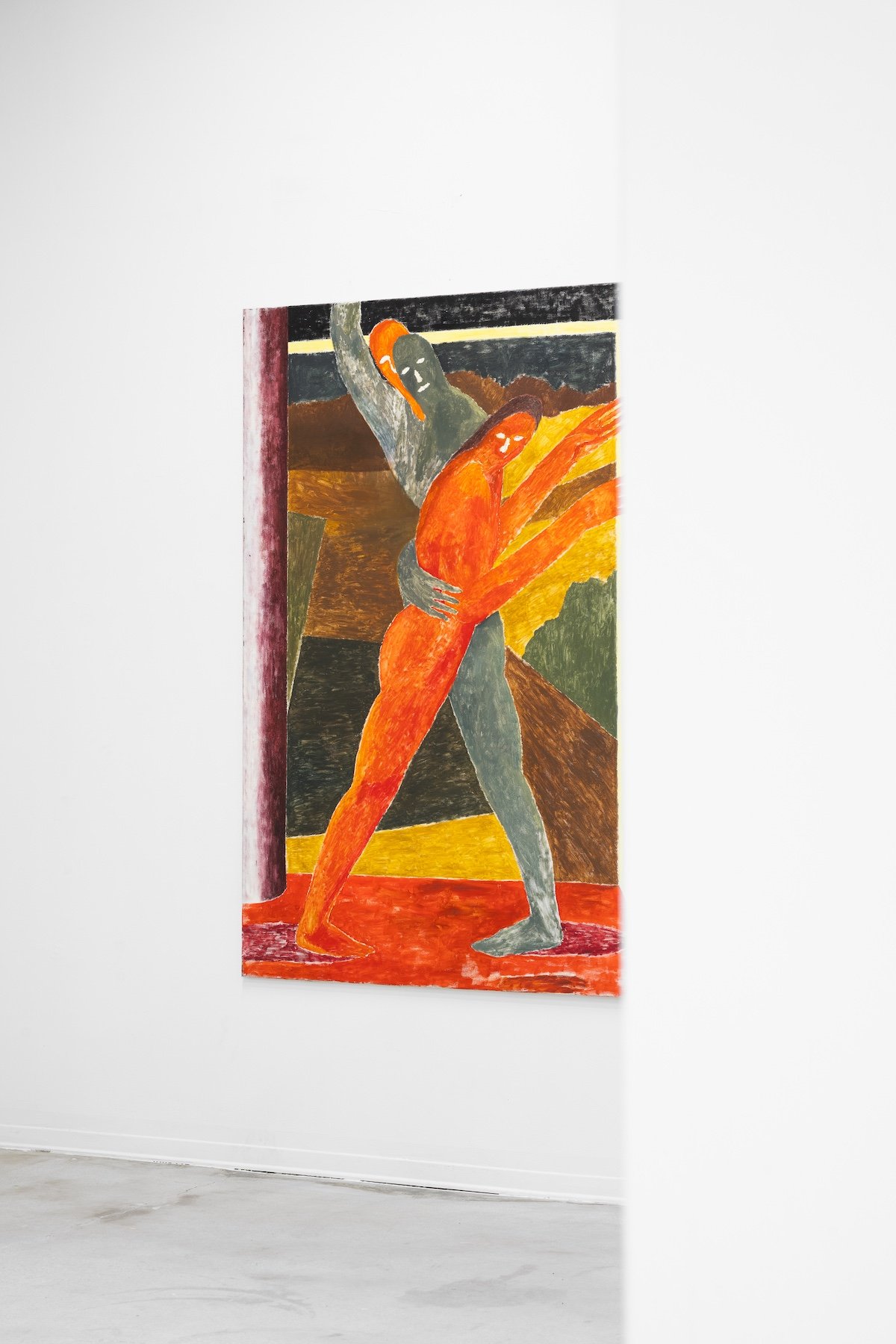 Andrea Barzaghi (25/05/1988) Ancora senza titolo 2022 Oil on canvas 190 × 130 cm
