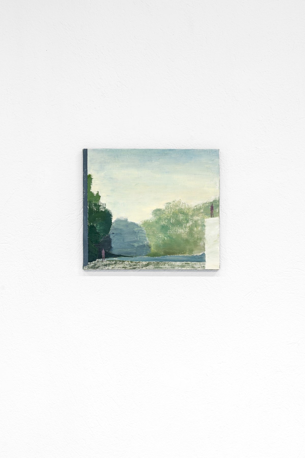 Andrea Barzaghi (25/05/1988) Incontro 2025 Oil on canvas 40 × 45 cm