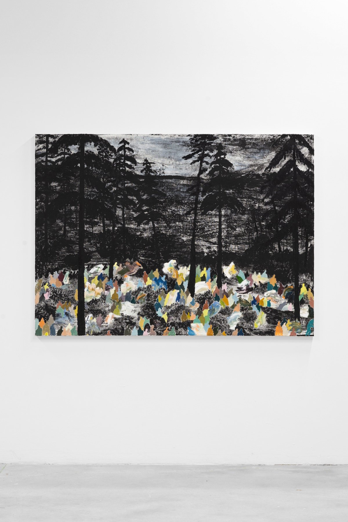 Andrea Barzaghi (25/05/1988) Pellegrinaggio 2025 Oil on canvas 130 × 180 cm