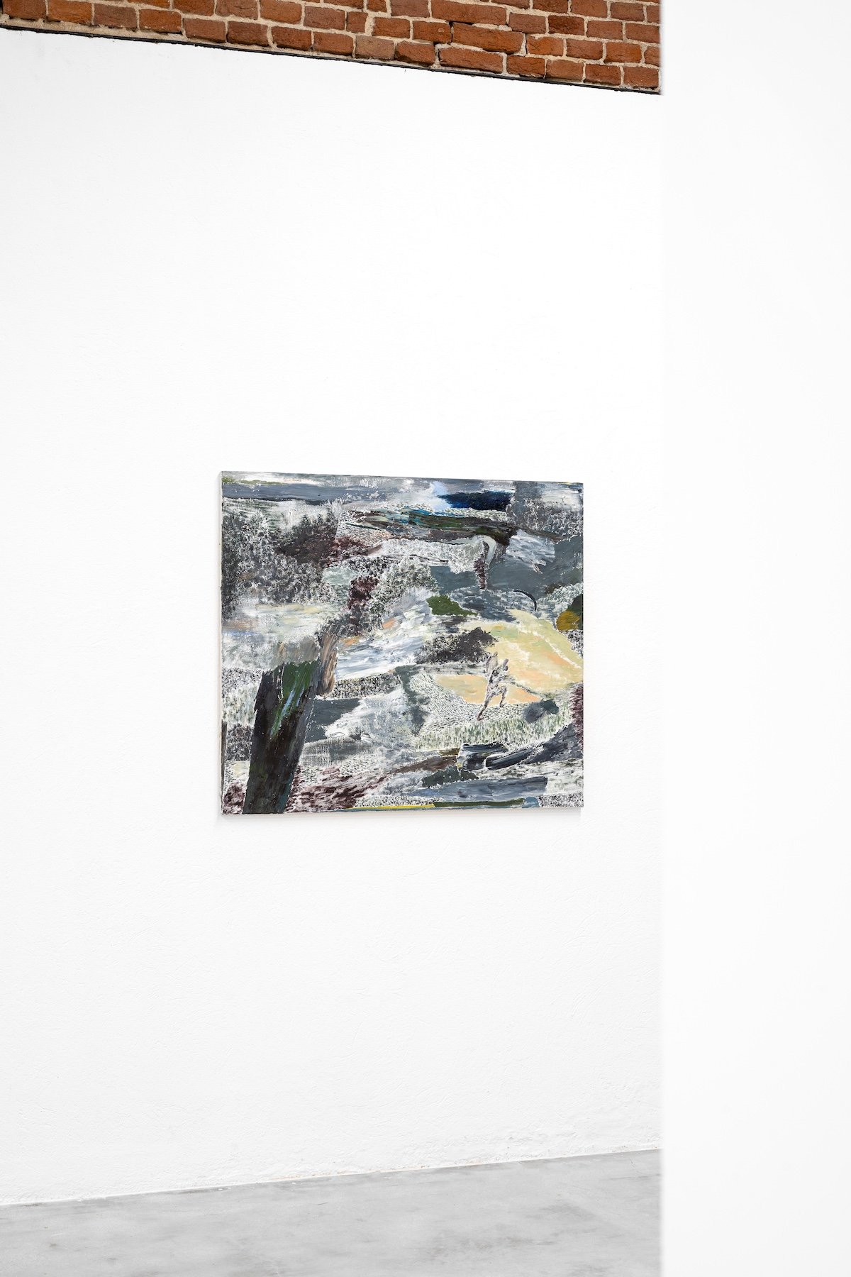Andrea Barzaghi (25/05/1988) Il demone sulle spalle 2025 Oil on canvas 95 × 110 cm