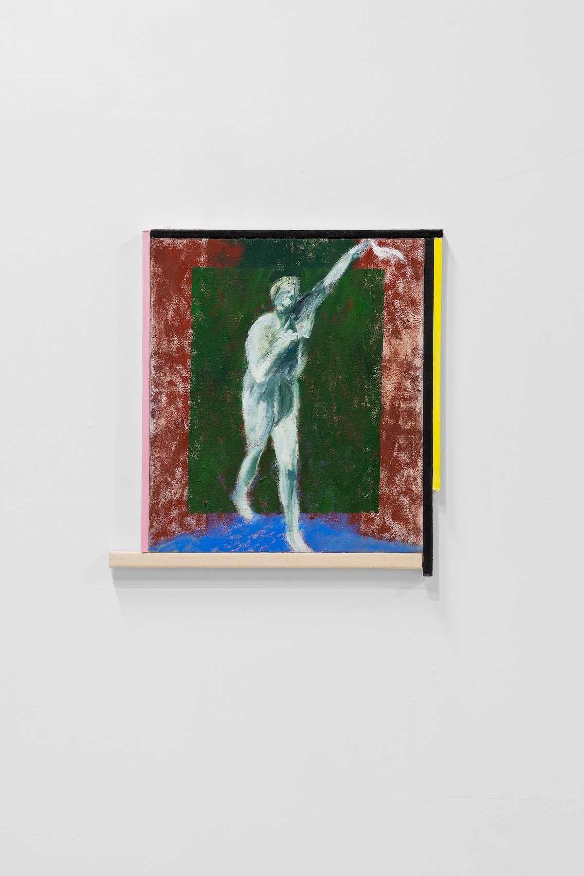 Andrea Barzaghi (25/05/1988) Addio 2025 Oil on canvas 44.5 × 42 cm
