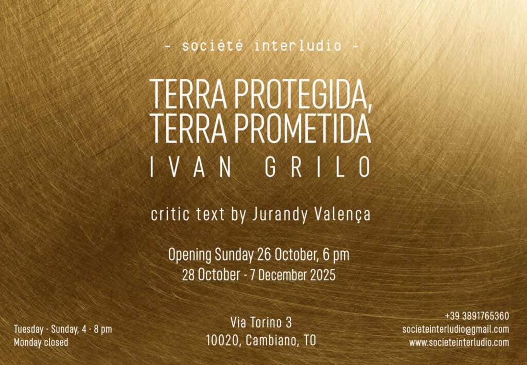 TERRA PROTEGIDA TERRA PROMETIDA IVAN GRILO SOLO SHOW