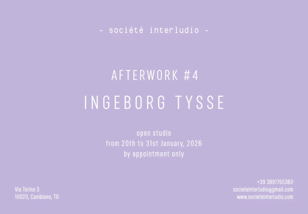 afterwork#4 Ingeborg Tysse
