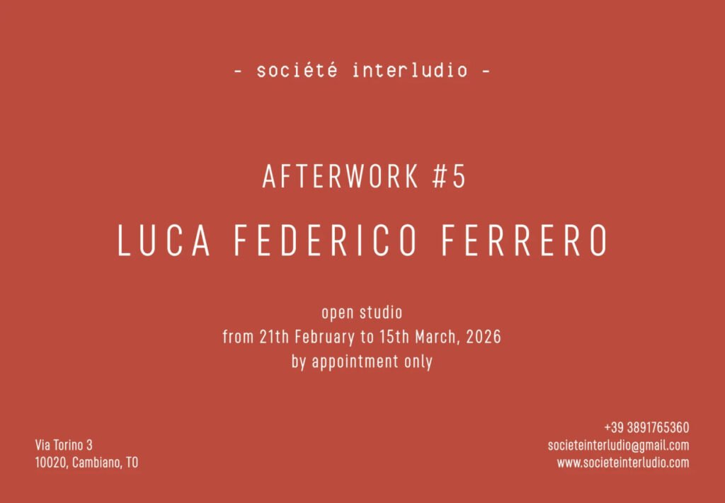 Afterwork #5 - Luca Federico Ferrero