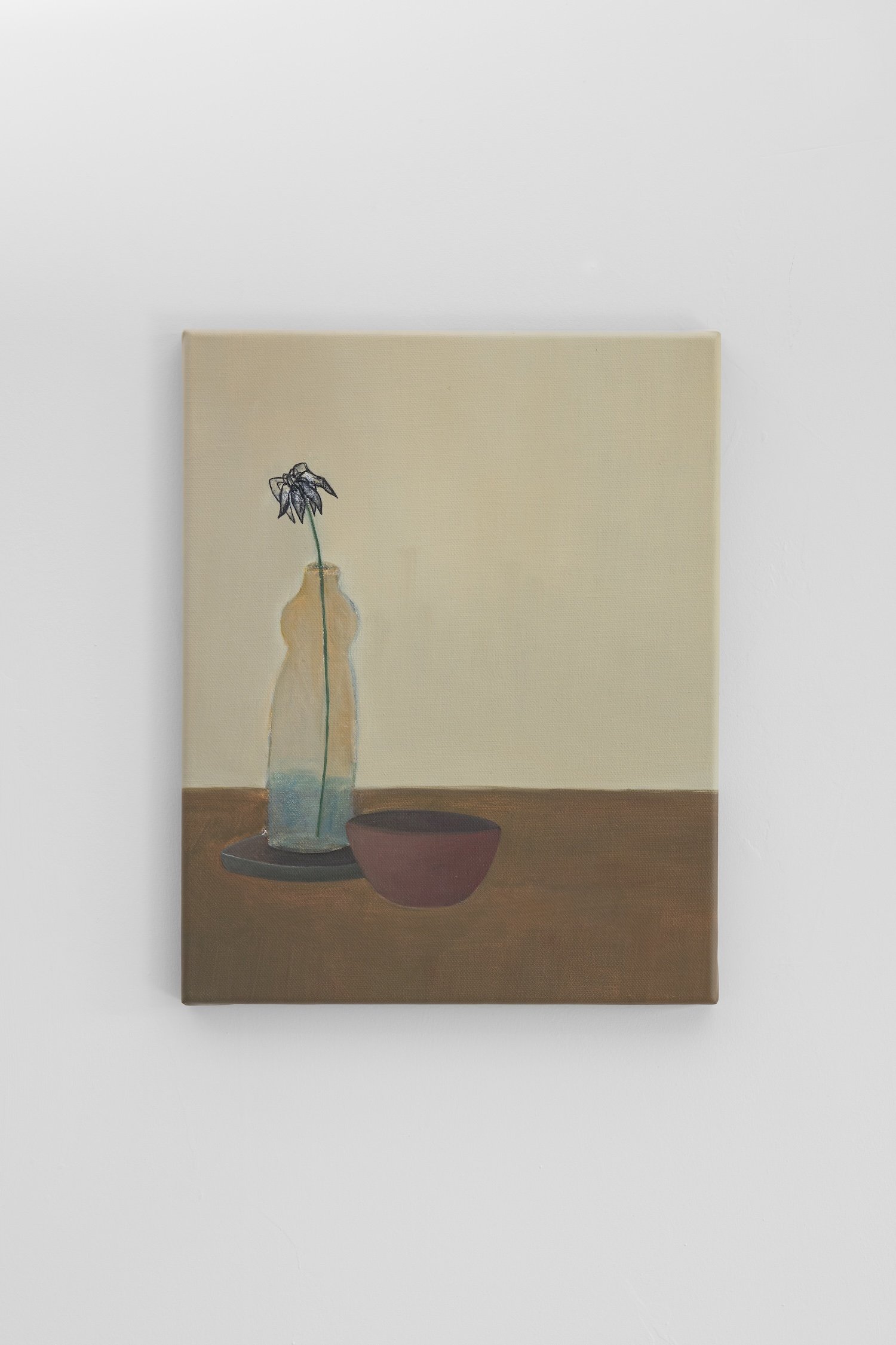 Brisa Noronha, Sem título, from _Pintura bem inacabada_ serie, 2026, Oil on linen, 45 × 35 cm ©stefano mattea